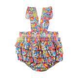 New Style Printed Formal 95% Cotton And 5% Spandex Baby Clothes Baby Summer Romper Sets Babywear thumbnail-2