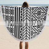 150CM Round Beach Towel With Tassels thumbnail-1