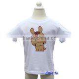 Boys Year of Horse White Short Sleeves Tee 3M-7Y