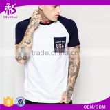 Guangzhou Shandao Summer Casual 160g 100% Cotton O-Neck Short Sleeve with Pocket T Shirts Manufacturers China