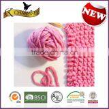 Charmkey Smooth Acrylic Roving Yarn Natural Soft Feeling Thick Knitting Yarn thumbnail-6