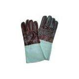 14 Inch Unlined Grey Cowhide Split Leather Work Glove With Alkali - Resistance WRFDCB thumbnail-1