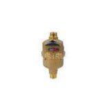 Anti Theft Domestic Multi Jet Brass Water Meter for Cold Water or Hot Water thumbnail-1