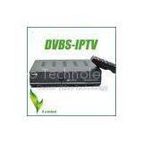 Rj45 3G Wifi USA DVB-S2+IPTV BOX , USB2.0 / HDMI Television Set Top Box thumbnail-1
