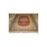 4x6ft Hand Knotted Hunting Design Carpet thumbnail-3