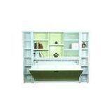 Single Child Contemporary Horizontal Wall Bed , Wood Wall Mounted Beds