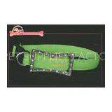 Bright Light up Nylon Webbing LED Dog Collar Decorate / Doberman Collar