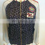 Women Custom Satin Plain Bomber Jacket Wholesale thumbnail-6