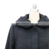 Women Winter Warm Turn-down Collar Long Woolen Trench Coat thumbnail-4