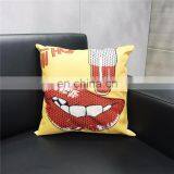 American Vintage Style Custom Printed Cushion Cover thumbnail-5