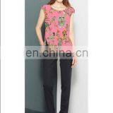 Digital Printing Wholesale Silk Flocked Chiffon Fabric thumbnail-1