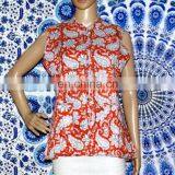 Jacket Winter Warm Coat Hand Block Printed Coat Women's Coat thumbnail-1