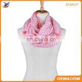 Womens Fashion Chevron Infinity Double Loop Circle Wave Stripe Women Scarf