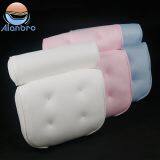 Eco Friendly Air Mesh Spa Bath Tub Pillow Waterproof Cushion With Suction Cups thumbnail-1