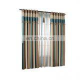 Hot Selling 100% Polyester Ready Made Blackout Window Curtains Rideaux For The Living Room With Attached Valance thumbnail-2