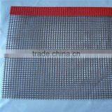 Systems 1*1/2*2/4*4/10*10 Hole Teflon Fiberglass Mesh Belt Conveyor Brown With Bull Nose Joint High Temperature Made in China thumbnail-1
