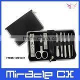 Stainless Steel Black Manicure Set for Gel Nails
