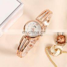 JW 3512 Guangzhou Charm Stainless Steel Quartz Analog Ladies Diamond Rose Gold Women Watches thumbnail-2
