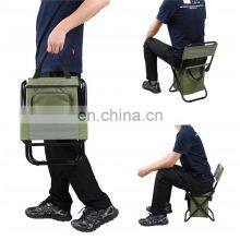 Multi-Function Portable Detachable Backpack Folding Stool With Cooler Bag for Fishing Beach, Camping and Outing Chair