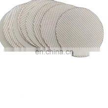 Round Stainless Steel Wire Mesh Disc With Aluminum Edge for Filters thumbnail-1