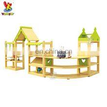 Daycare Furniture Big Toy Cabinet With Library Bookcase thumbnail-1