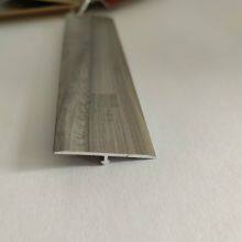 SPC Floor Accessories Aluminum Alloy Closing Strip Room Door T Laminated Wood Grain Flat Buckle Edge Strip Spot Wholesale