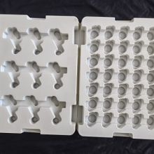 white PET thermoformed dunnage blister trays
