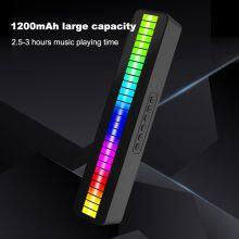 M9 Pickup Hot Driven Speaker RGB Rhythm Recognition Speaker Portable Wireless Light Up Bluetooth Gaming Speakers thumbnail-3