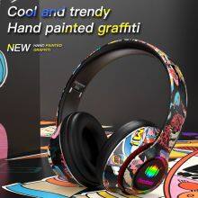 Hot Selling Product Colorful Earphone Led Gaming Headset Rgb Bt Headphone Stereo Wireless Headset thumbnail-4