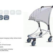 High Quality Airport Luggage Baggage Trolley Cart Hand Brake Airport Trolley thumbnail-1