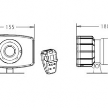 Electronic Horn/car Alarm/ Siren/speaker/Five Tone Adjustable（Wechat:13510231336） thumbnail-2