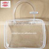 Machining Transparent PVC Plastic Cosmetic Packaging Bags With Side Gusset thumbnail-6