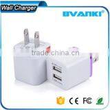 New Products 2016 Universal 2.1A Small Fast Selling Items Travel Wall Charger 2 Usb Port Home Charger With Aluminum Rim Quality Choice thumbnail-3