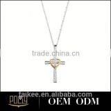 Sterling Silver Heart Cross Pendant for Men Contemporary Pendant Lamp Cheap thumbnail-2