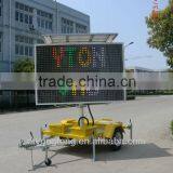 solar power LED full matrix Variable Message Signs for advertising