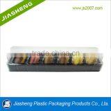 6 Pcs Disposable Cake Container Clear Plastic Macaron Packaging Tray With Lids Dongguan Supplier