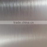Silver fine Brushed Aluminum Sheet for building materials