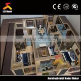 villa architectural scale model making service with the interior detail design