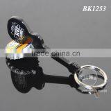 Guitar Shaped Promotional Custom Laser Logo Aluminum Anodizing Black Metal Guitar Keychain Opener thumbnail-3