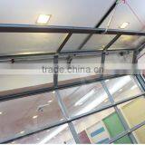 Glass Garage Door Clear Glass Tempered Glass Overhead Sectional Door Automatic Motorized thumbnail-2