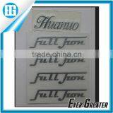 Custom Decorative Sticker Silver Nickel Sticker Nickel Metal Stickers