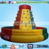 Small Inflatable Kids Rock Climbing Wall for Sale