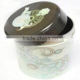 2014 China Manufature Round Shape Tea Tin Box