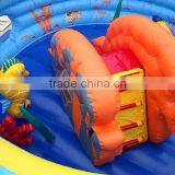 Sea World Bouncing Castle Inflatable for Toddler,fish Inflatable Jumping Castle Big Inflatable Bouncer Castle for Kids thumbnail-4