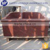 Indian Red Great Polished Clothes Deep Basins Sales in China Factory Trade Assurance Supplier Stone Owner thumbnail-2