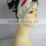 Wholesale Printing Design High Quality 100%Acrylic Promotional Knit Beanie thumbnail-5