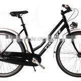 Single Speed Coaster Brake Lady City Bike Dutch City Bicycle With Leather Saddle thumbnail-4