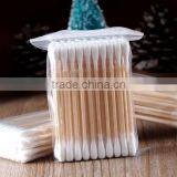 50pcs Double Ends Brich Wood Stick Cutton Disposable Beauty Clean Makeup Swabs thumbnail-6