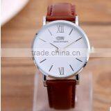 2016 Top Best Selling Fashion Men Gift Leather Band Japan Movement Quartz Watches thumbnail-4