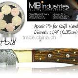 Mosaic Pins for Knife Handles MP518 (1/4") 6.35mm